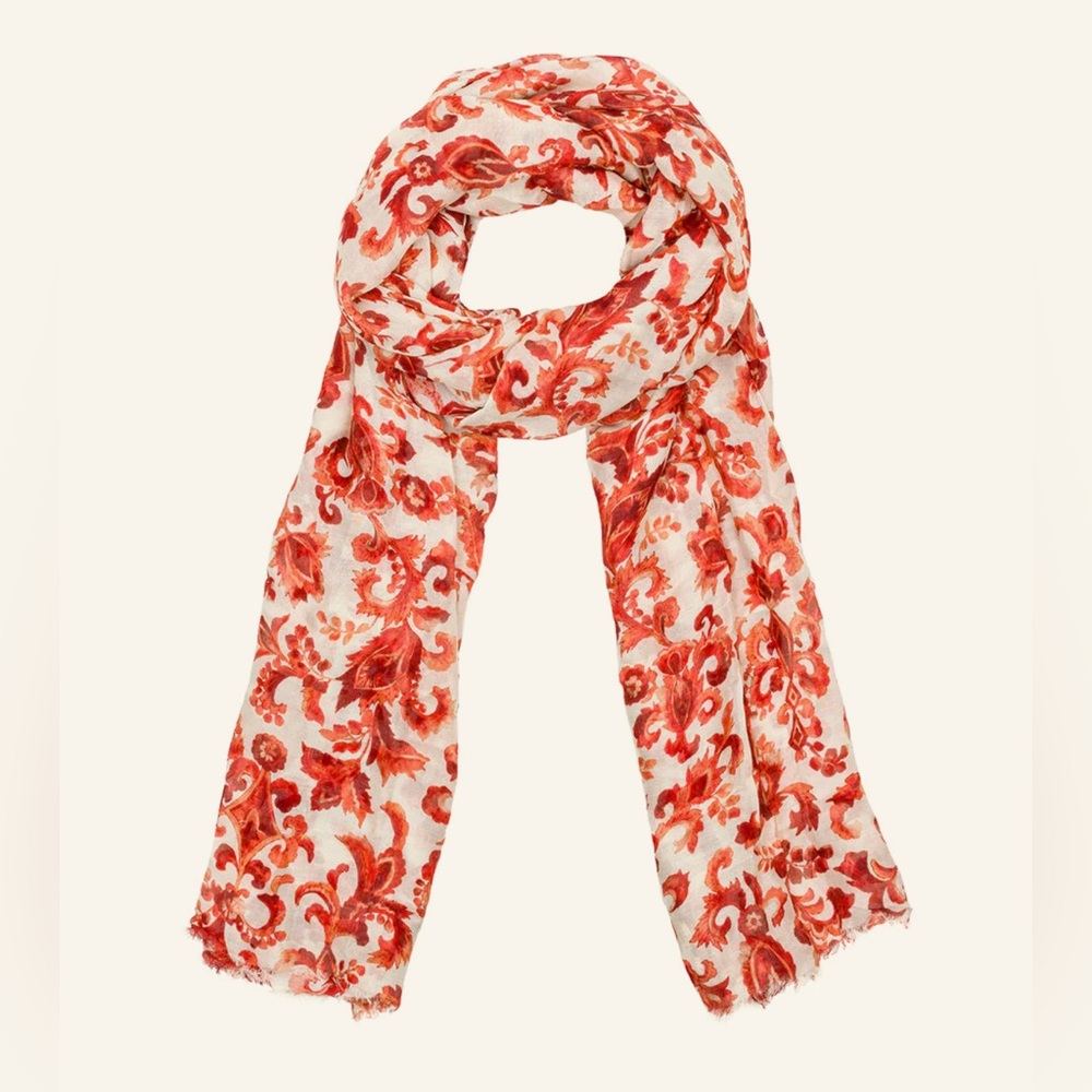 Patricia Nash Scarf Renaissance Revival Red